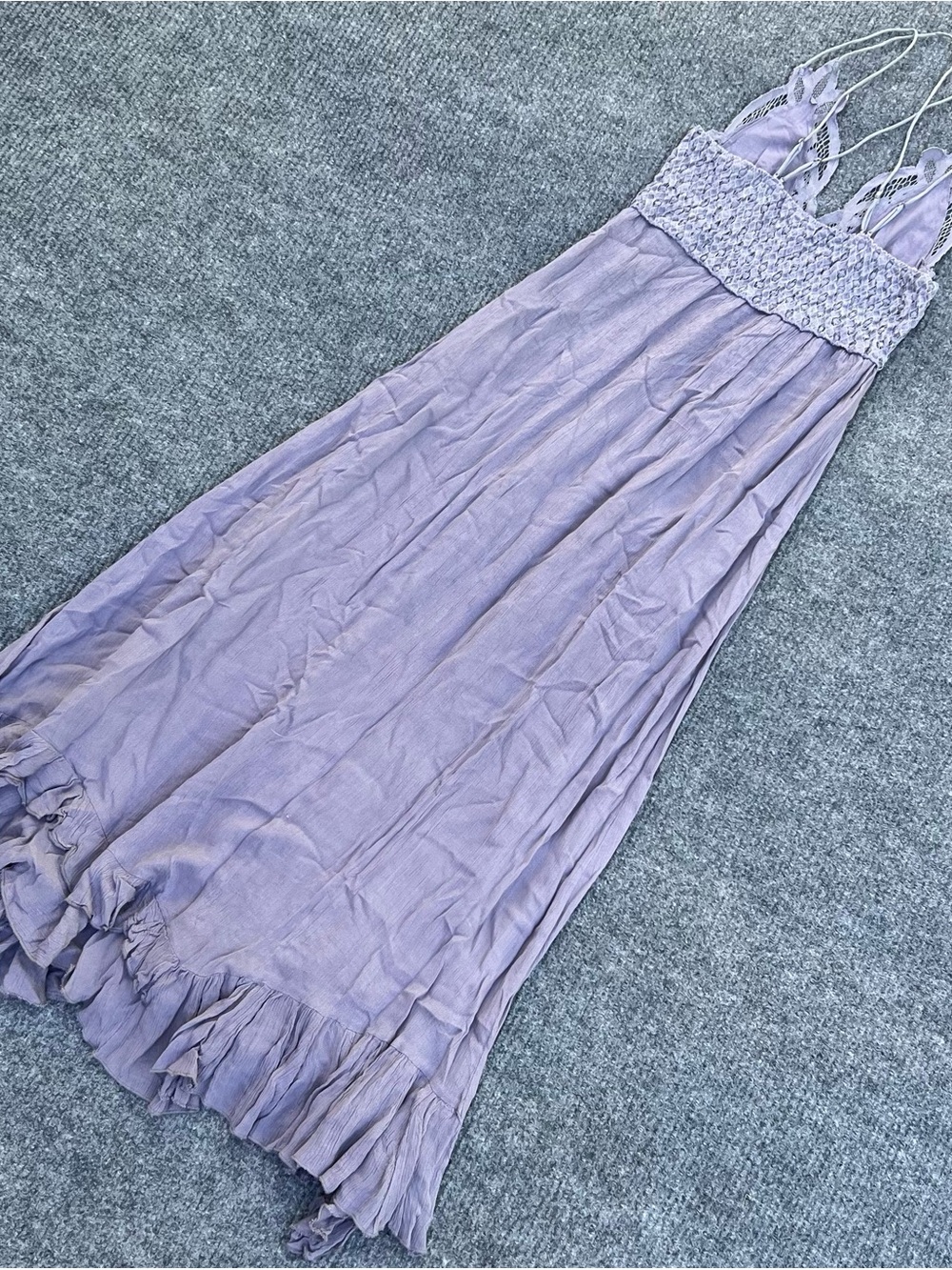 Free People Adella Crochet Lace Maxi Slip
Dress - Picture 5 of 6